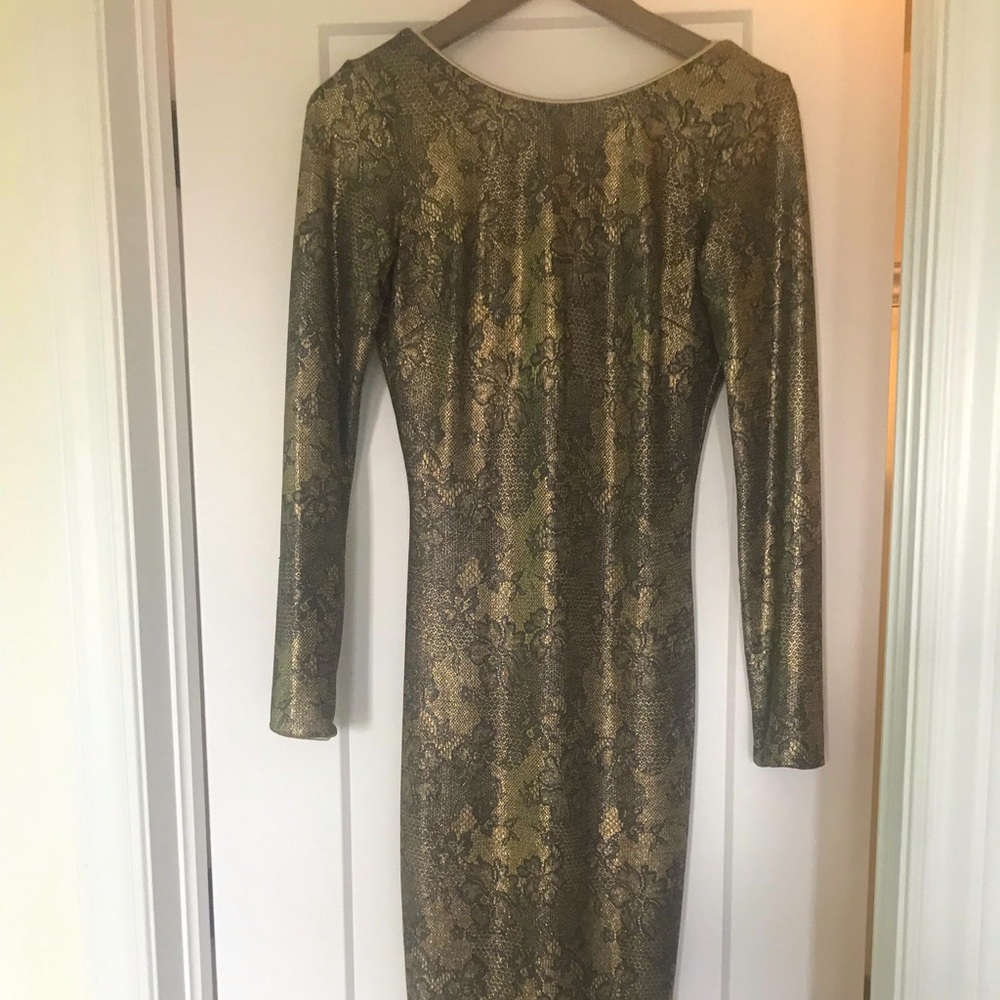 Gold cocktail dress - Dress the Population